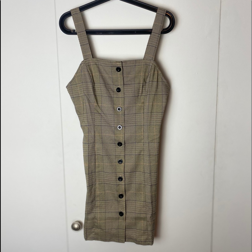 Plaid Dress Vintage Look